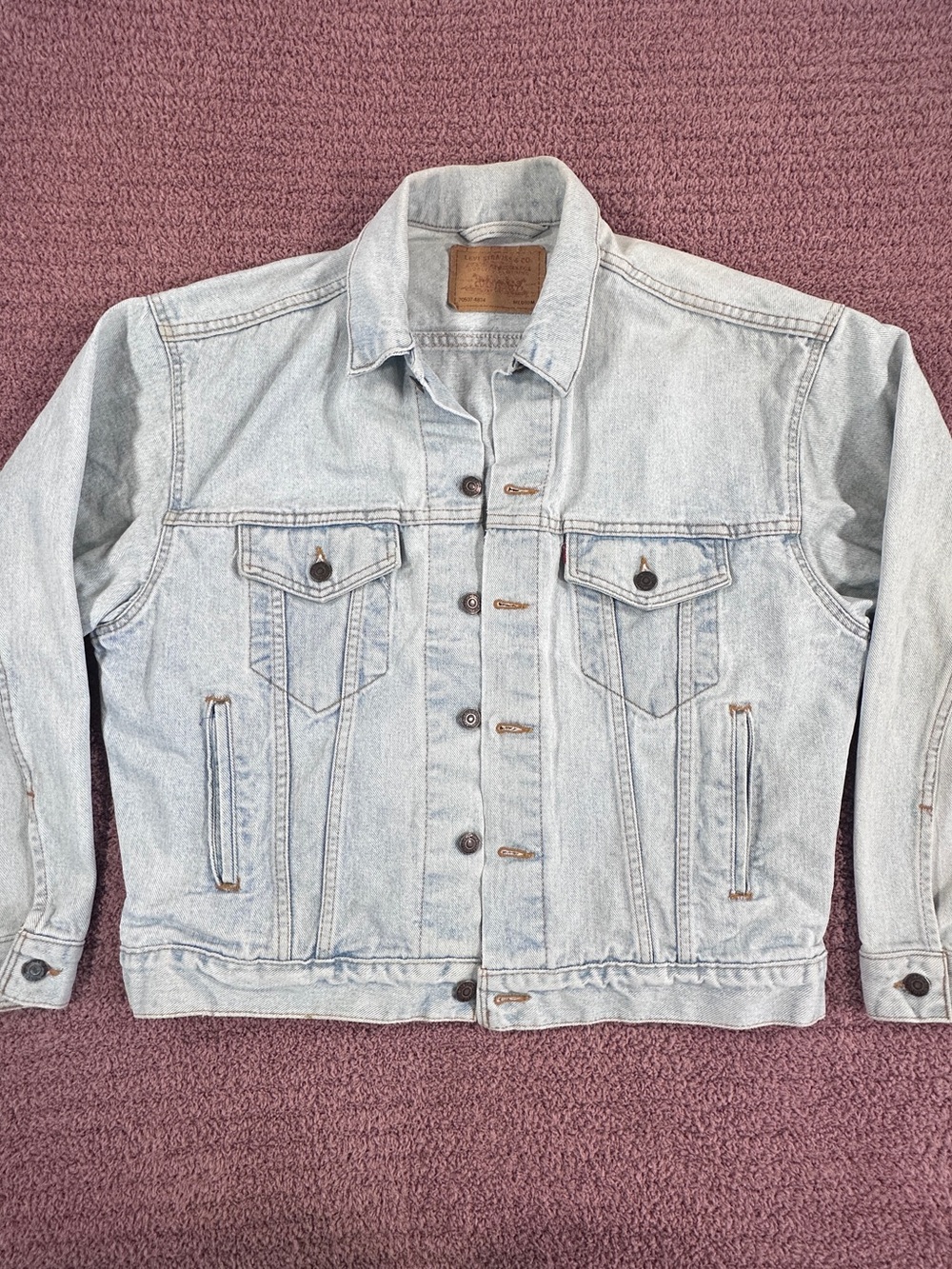 Vintage Levi's Light Blue Denim Trucker Jacket-Medium